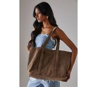 Dorothy Perkins Faith: Suede Large Tote Bags In Taupe taupe One Size