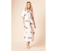 Dorothy Perkins Floral Midi Dress Womens Occasion Dresses