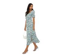Dorothy Perkins Floral Sweetheart Neckline Midi Dress, 14, Multi