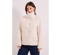 Dorothy Perkins Women's Funnel Neck Short Coat in Cream | Size: 12 Dorothy Perkins Cream 12