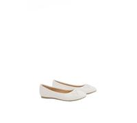 Dorothy Perkins Good for The Sole: Ava Comfort Bow Detailed Ballerina Flats, 4, White