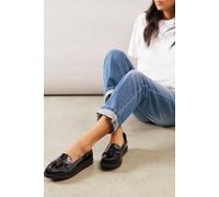 Good For The Sole: Brittany Faux Leather Tassel Loafers Good For the Sole True Black 4