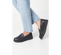 Dorothy Perkins Good For The Sole: Lily Comfort Wedge Loafers In Black black