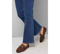 Dorothy Perkins Good For The Sole: Nora Faux Fur Comfort Snaffle Detail Loafers In Chocolate chocolate 3