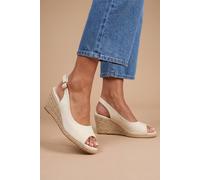 Dorothy Perkins Good For The Sole: Reese Espadrille Wedge Sandals In Natural natural