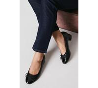 Good For The Sole: Talia Comfort Block Heel Ballet Pumps Good For the Sole Black 6