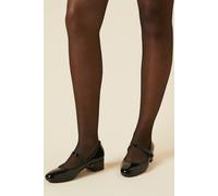 Dorothy Perkins Good For The Sole: Vianne Patent Mary Jane Round Toe Low Heel Pumps In True Black true black 3