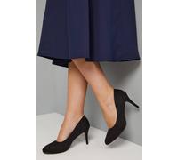Dorothy Perkins Good For The Sole: Wide Fit Elsa Almond Toe Stiletto Heel Court Shoes In Black black 4