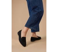 Womens Lara Penny Loafers Natural Black 7