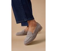 Dorothy Perkins Women's Lara Penny Loafers in Taupe | Size: 9 Dorothy Perkins Taupe 9