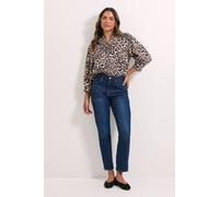 Dorothy Perkins Women's Leopard Printed Overhead Shirt | Size: 8 Dorothy Perkins Leopard 8