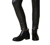 Womens Maddy Side Zip Flat Boots Black 4