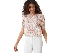 Womens Multi Ditsy Shirred Hem Blouse Multi 16