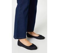 Dorothy Perkins Paige Wrap Detail Ballet Flats In Natural Black natural black 6