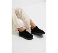 Dorothy Perkins Pamela Cozy Faux Suede Fur Trim Boots In Black black 3