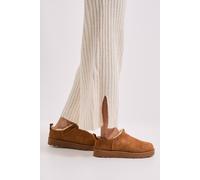 Dorothy Perkins Pamela Cozy Faux Suede Fur Trim Boots, 3, Chestnut