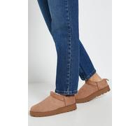 Dorothy Perkins Pamela Cozy Faux Suede Fur Trim Boots, 8, Mocha