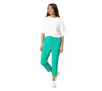 Dorothy Perkins Petite Ankle Grazer Trouser, 14, Green