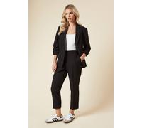 Womens Petite Ankle Grazer Trouser Black 8