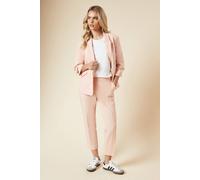 Dorothy Perkins Women's Petite Ankle Grazer Trouser in Blush | Size: 10 Dorothy Perkins Blush 10