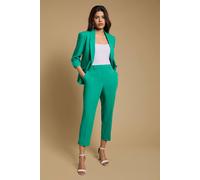 Dorothy Perkins Women's Petite Ankle Grazer Trouser in Green | Size: 16 Dorothy Perkins Green 16