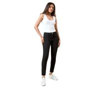 Womens Petite Comfort Stretch Skinny Jeans Black 16
