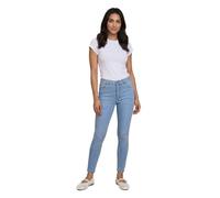 Dorothy Perkins Petite Comfort Stretch Skinny Jeans, 16, Light Wash