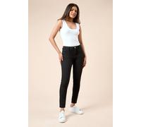 Dorothy Perkins Petite Comfort Stretch Skinny Jeans In Black black