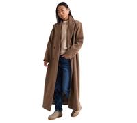 Dorothy Perkins Petite Maxi Length Double Breasted Coat, 12, oatmeal