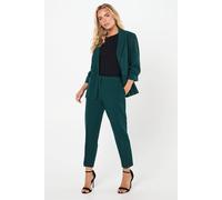 Dorothy Perkins Petite Plain Ankle Grazer In Forest forest 12