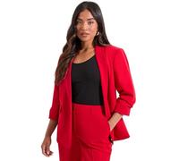 Dorothy Perkins Petite Women’s Ruched Sleeve Tailored Blazer
