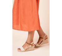 Dorothy Perkins Petra Woven Front High Espadrille Wedge Sandals In Beige beige 8