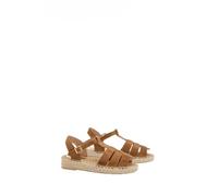 Dorothy Perkins Piper Faux Suede Gladiator Espadrille Flats In Camel camel