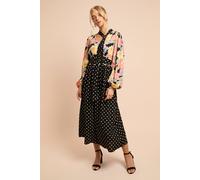 Dorothy Perkins Print Mix Long Sleeve Tie Detail Maxi Dress multi