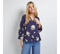 Dorothy Perkins Printed Overhead Shirt BLUE SPOT SIZE 10