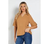 DOROTHY PERKINS Relaxed Collar Shirt With Tab Sleeve 12