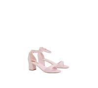 Dorothy Perkins Rory Faux Leather Block Heel 2 Part Sandals, 4, Pink