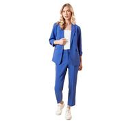 Ruched Sleeve Blazer Dorothy Perkins Cobalt 16
