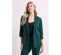 Ruched Sleeve Blazer Dorothy Perkins Forest 12