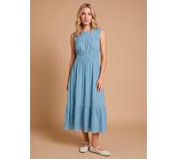 DOROTHY PERKINS Shaped Shirred Bodice Midi Dress 16