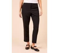 Dorothy Perkins Women's Slim Ankle Grazer Trouser in Black | Size: 14 Dorothy Perkins Black 14