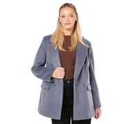 Dorothy Perkins Women's Smart Pocket Detail Blazer Coat in Blue | Size: Small Dorothy Perkins Blue S