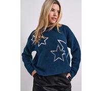 Dorothy Perkins Star Detail Jumper In Midnight midnight S