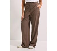DOROTHY PERKINS Stitch Waistband Straight Leg Trouser Brown 12