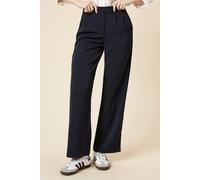 Dorothy Perkins Women's Straight Leg Trousers in Navy | Size: 14 Dorothy Perkins Navy 14