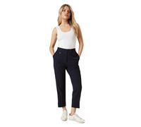 Dorothy Perkins Women's Tab Detail Capri Trouser in Navy | Size: 14 Dorothy Perkins Navy 14