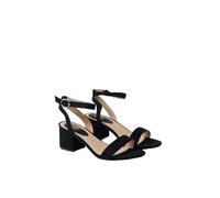 Dorothy Perkins Tommi Barely There Mid Block Heel Sandals, 6, Natural Black