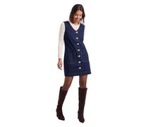 Dorothy Perkins Women's V Neck Button Through Denim Mini Dress in Indigo | Size: 16 Dorothy Perkins Indigo 16