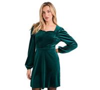 Dorothy Perkins Velvet Sweetheart Neck Mini Dress