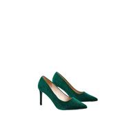 Dorothy Perkins Wide Fit Dash Velvet Pointed High Stiletto Heel Court Shoes